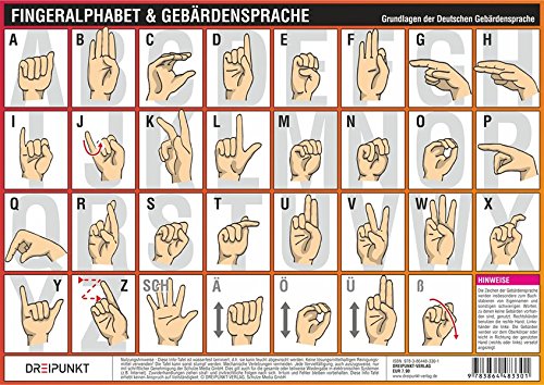 DGS: Fingeralphabet und Grundlagen der Gebärdensprache ...